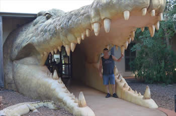 While in Broome We visited into Malcom Douglas Crocodile Farm