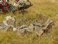 Building reptile habitat , rocks taken from old mine site The Block Berringa