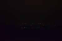 Perth at night from - Walyunga National Park 