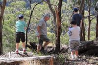 Showing the grand kids the best of nature - Mount cole